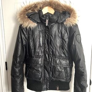 RUDSAK Black Quilted Jacket